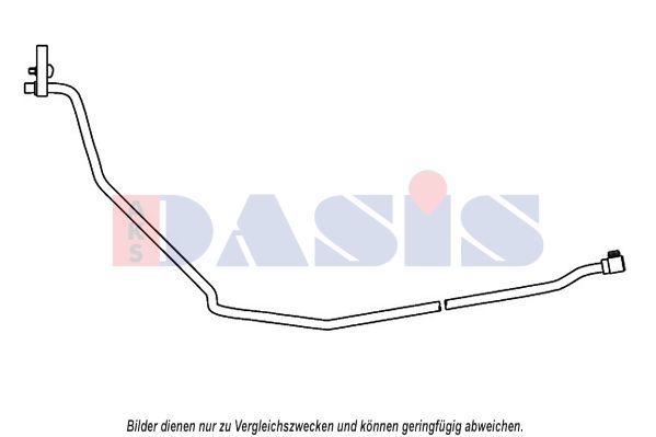 AKS DASIS Augst-/Zemspiediena cauruļvads, Gaisa kond. sist. 885805N